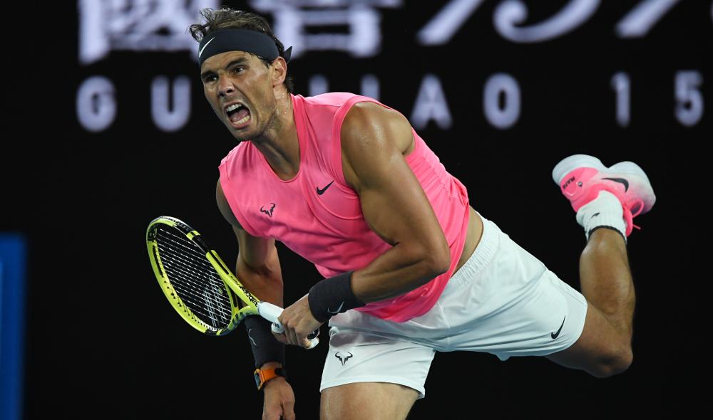 Nadal vire en tête face à Kyrgios