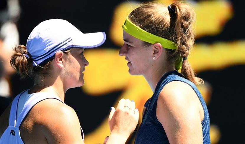Muchova sort Barty à Melbourne 