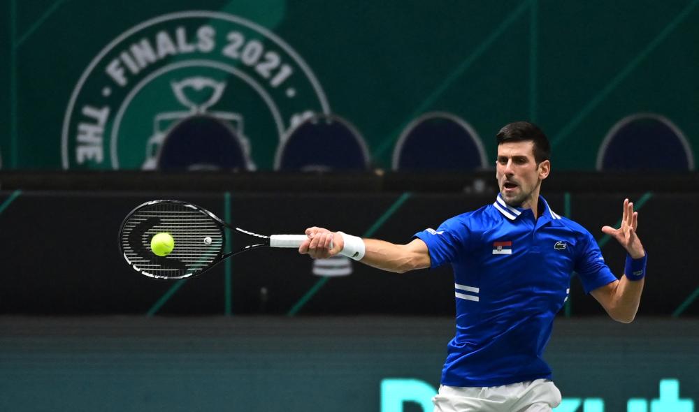 Djokovic égalise pour la Serbie face à l'Allemagne
