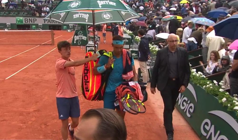 Rain suspends Nadal-Schwartzman and Cilic-Del Potro in Paris