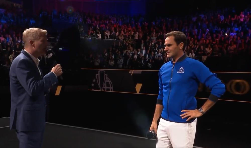 Federer : Au départ j'aimais juste jouer au tennis avec mes amis et je termine ici