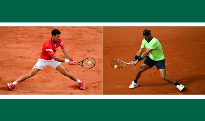 C'est parti entre Nadal et Djokovic sur la terre battue parisienne 
