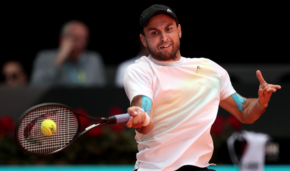Insolite - Struff et Karatsev, comme on se retrouve à Madrid.