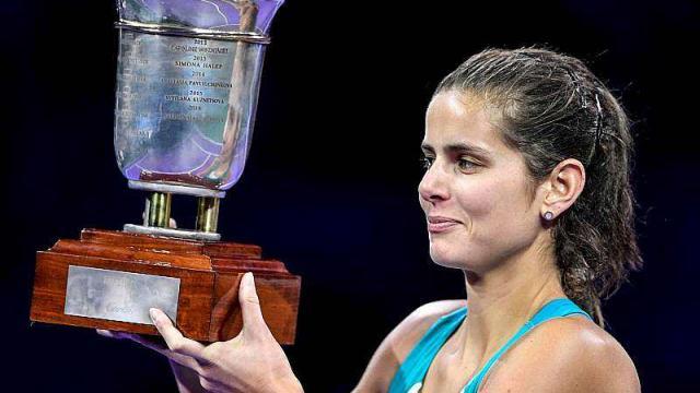 En servant 4 aces en finale face à Kasatkina, Julia Goerges devient la troisième joueuse depuis 2008 à atteindre les 400 aces en une saison.