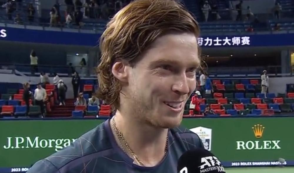 Rublev: Federer didn't distract me at all (the Swissman was in the stands, invited by the organizers)