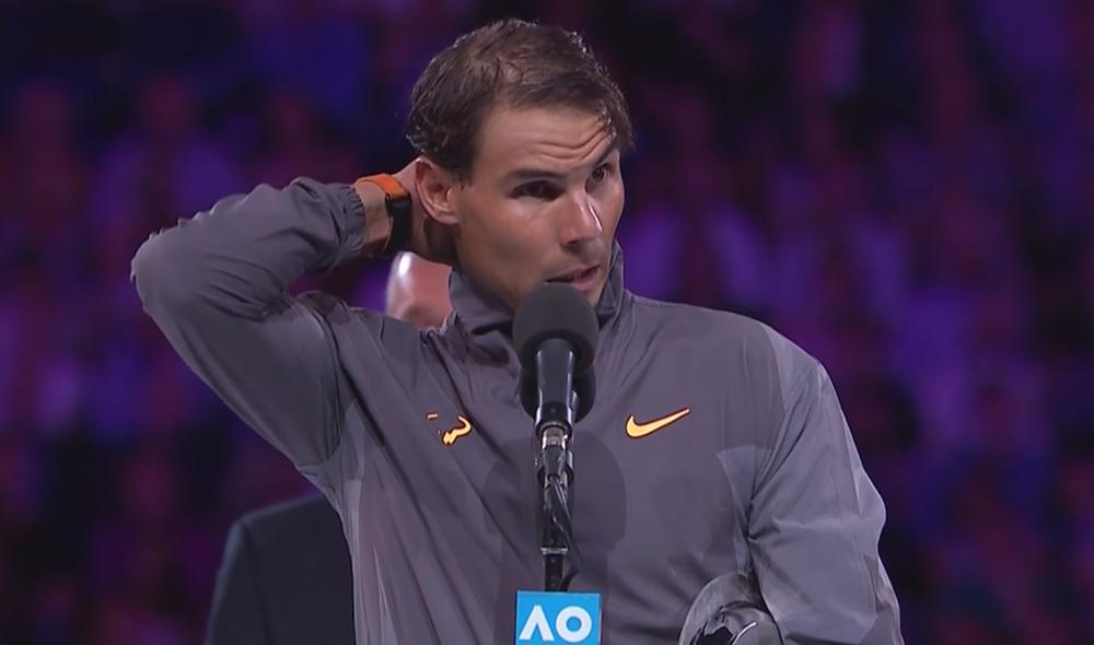 Nadal : Je vais continuer de m'entrainer dur, de me battre, pour être un meilleur joueur et me donner de meilleures chances dans le futur