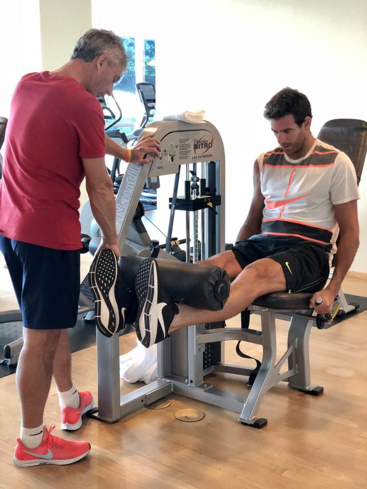 Del Potro a déjà débuté sa rééducation