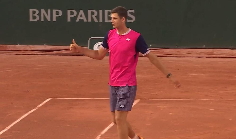 Hurkacz en marathon man sur le Court 7 !
