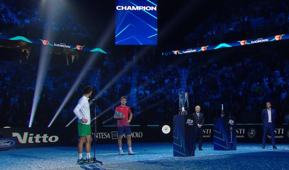 Djokovic: Casper, I know how hard you're working
