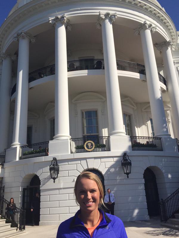 Wozniacki invitée à la Maison Blanche 