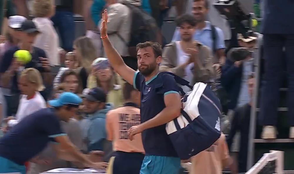 Halys cède au bout du suspens face à Pella à Roland Garros.