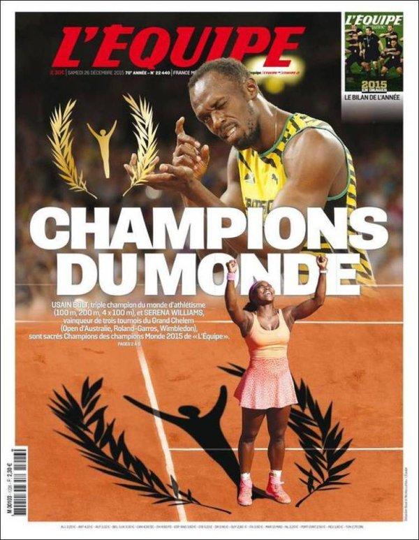 S.Williams championne des championnes selon l'Équipe 