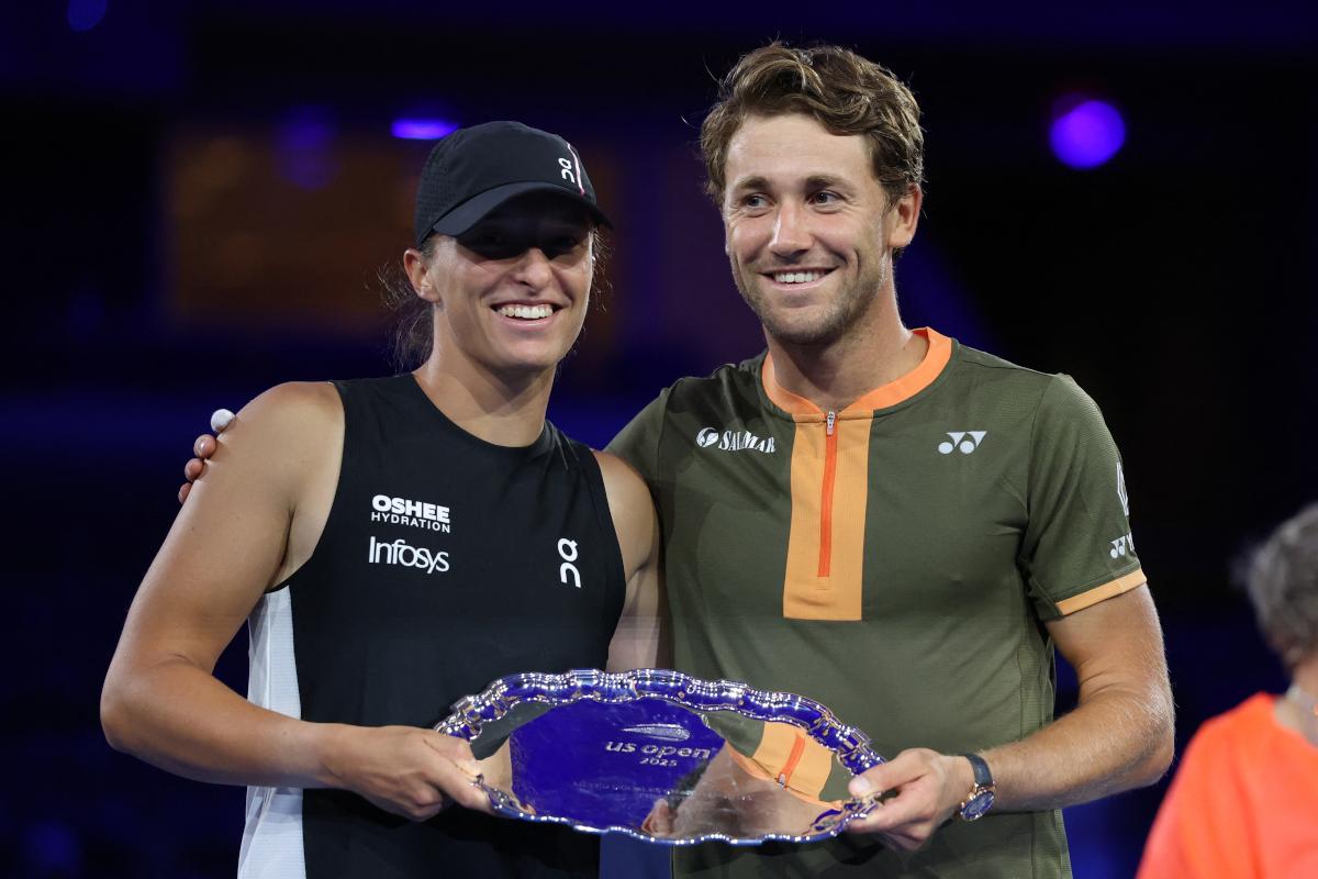 « J’ai pris du plaisir à chaque moment de cette expérience », affirme Swiatek malgré la défaite en finale du double mixte avec Ruud à l’US Open