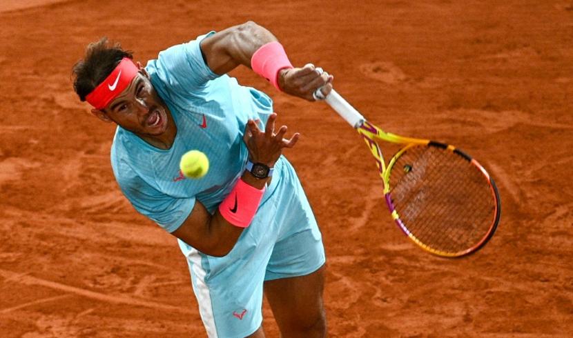 Nadal et Schwartzman à l'oeuvre sur le Chatrier 