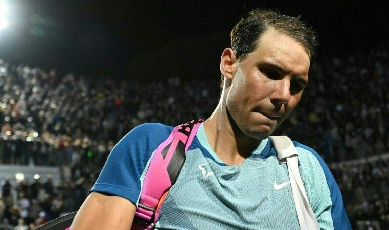 L'intense douleur et l'inquiétude de Nadal, à nouveau touché au pied gauche, étaient clairement visibles face à Shapovalov jeudi à Rome.