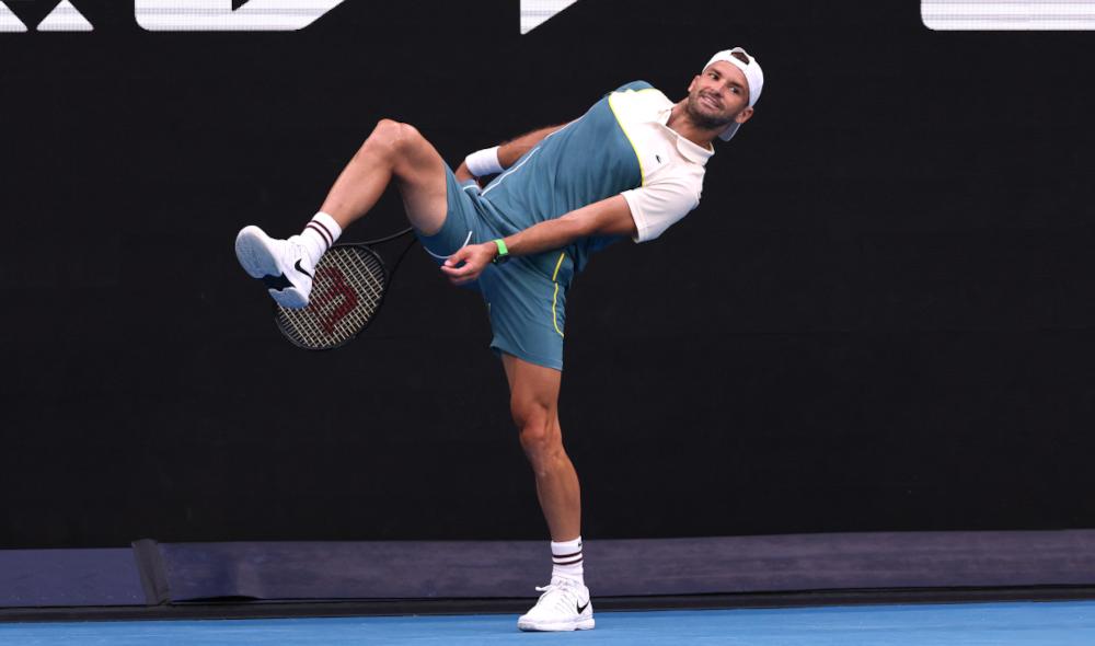 Dimitrov explose en plein vol à l'Open d'Australie !