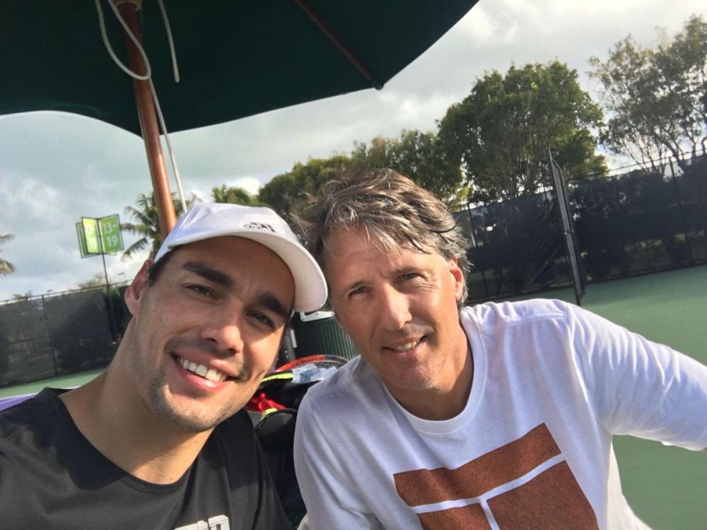 Fognini coaché par Franco Davin 